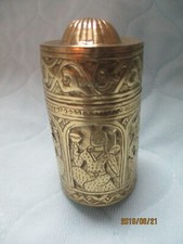 Antike Messing Deckeldose mit